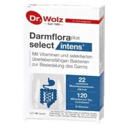 Darmflora plus select intens Dr. Wolz 40 Kapseln (Packshot)