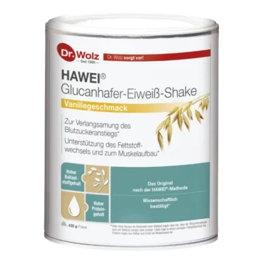 Dr. Wolz Glucanhafer Eiweiss Shake Vanille 422g (Packshot)