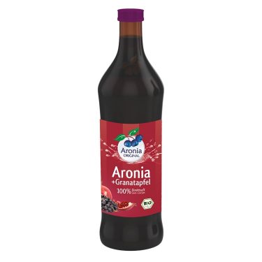 Granatapfel und Aroniasaft in 07lt. Flasche
