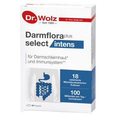 Darmflora plus select intens Dr. Wolz 40 Kapseln (Packshot)