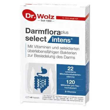 Darmflora plus select intens Dr. Wolz 40 Kapseln (Packshot)