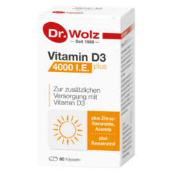 Dr. Wolz Vitamin D3 4000 I.E. Plus Packshot